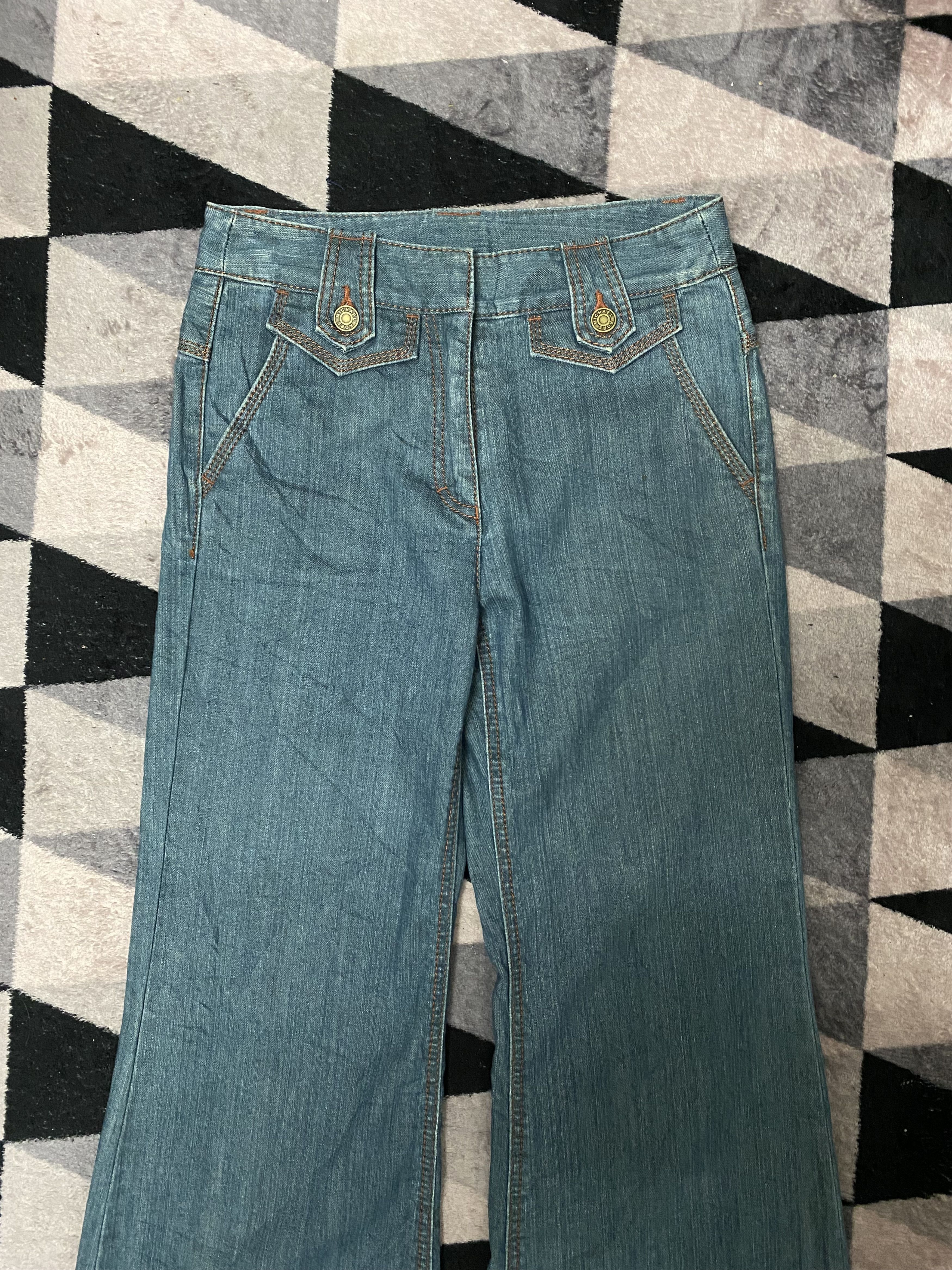 Michael Kors Michael Kors Onward Kashiyama Flared Denim Pants Size 2 Size 28" / US 6 / IT 42 - 6 Thumbnail