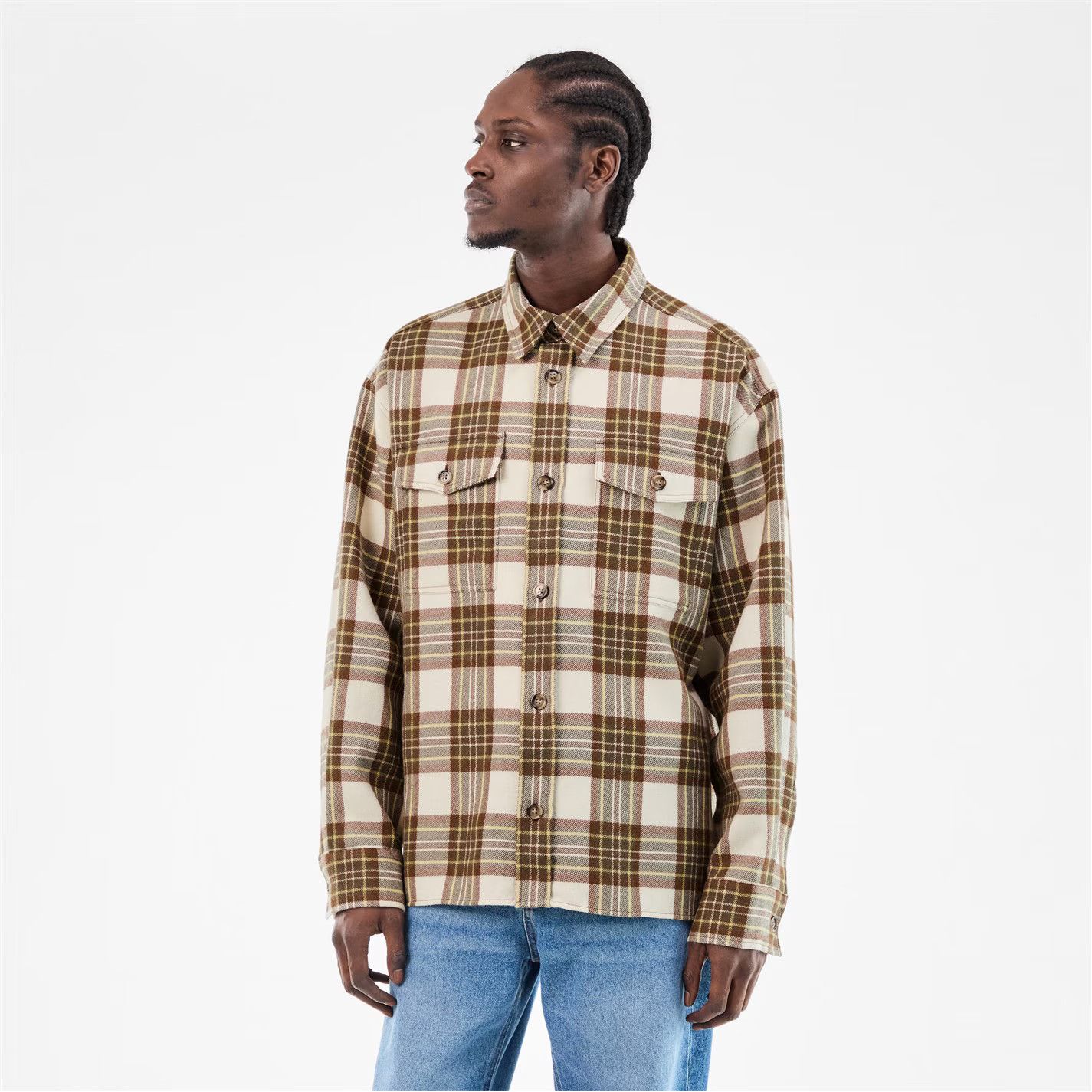 AMI o1g2r1mq0326 Check Overshirt in Multicolor Size US XL / EU 56 / 4 - 3 Thumbnail