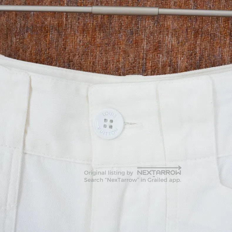 Louis Vuitton Louis Vuitton White Pocket Denim Shorts Size US 38 / EU 54 - 3 Thumbnail