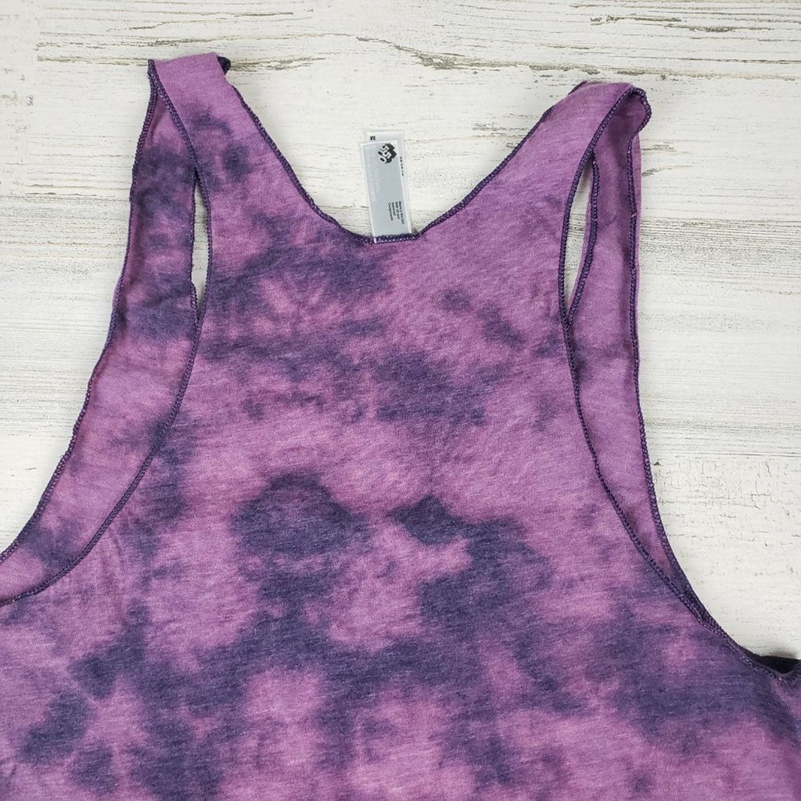 American Apparel NWOT American Apparel Purple Bleach Tie Dye Tank Top XS Size XS / US 0-2 / IT 36-38 - 6 Thumbnail