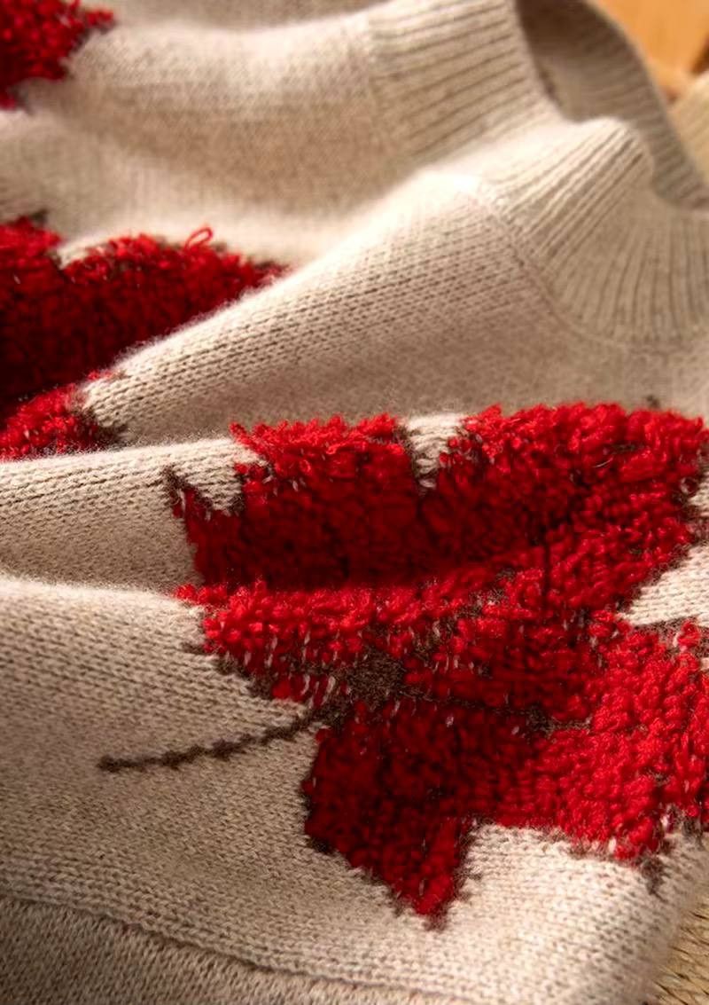 Japanese Brand × Vintage knit fall sweater with a round neckline Size US XL / EU 56 / 4 - 6 Thumbnail