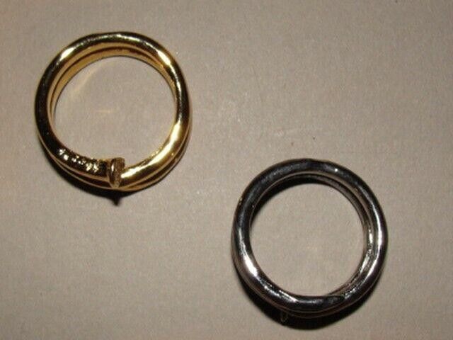Designer Antiqued Sterling Silver Nail Ring Alberto Juan Size ONE SIZE - 4 Thumbnail