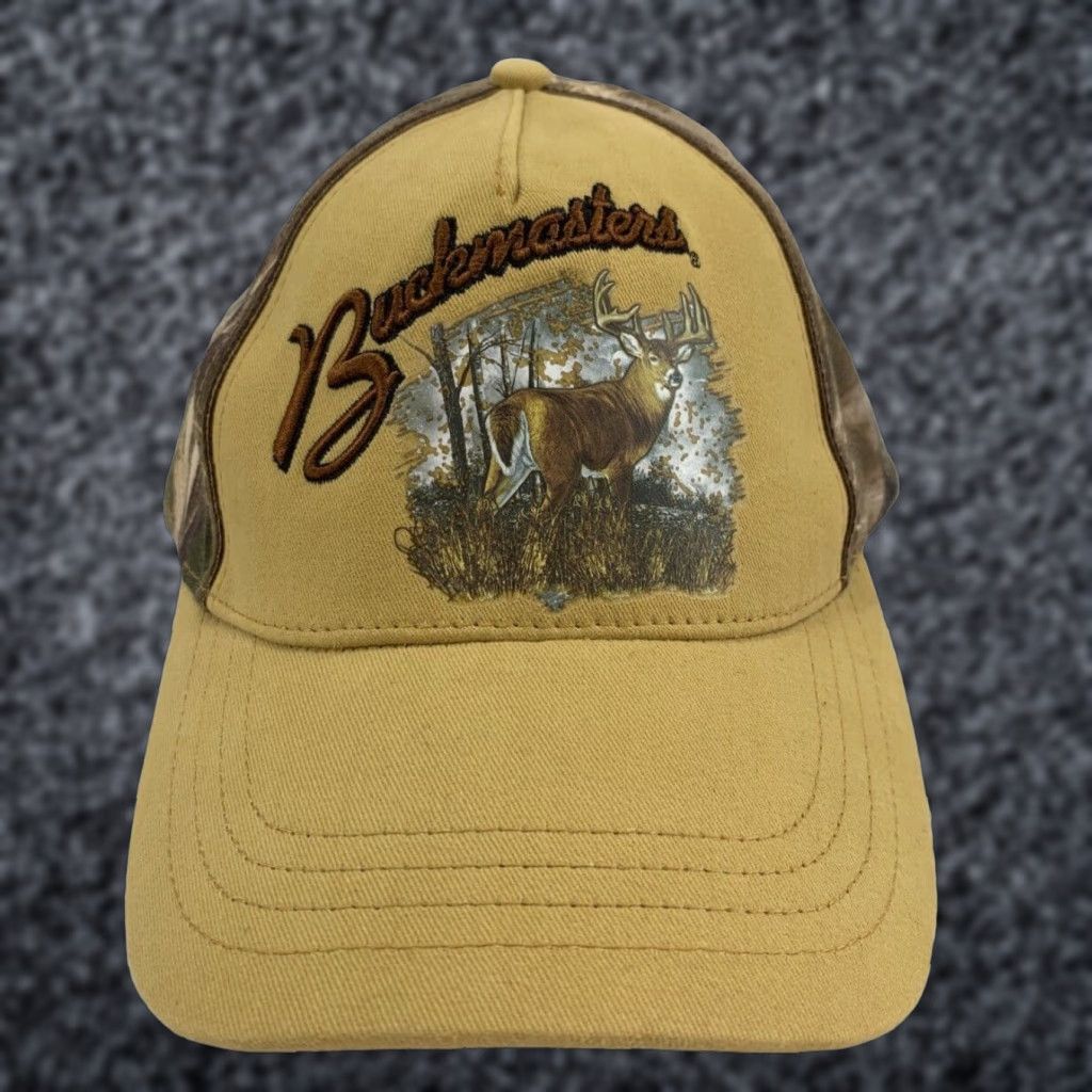 Vintage Paramount Outdoors Buckmasters Hunting Adjustable Baseball Cap Men Green Camo Size ONE SIZE - 1 Thumbnail