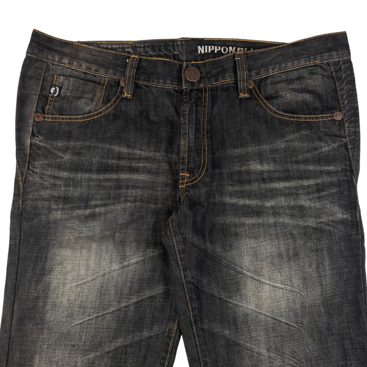 Other Vintage Jizo Bosatsu Embroidered Japanese Denim Jeans W40 Size US 40 / EU 56 - 4 Thumbnail