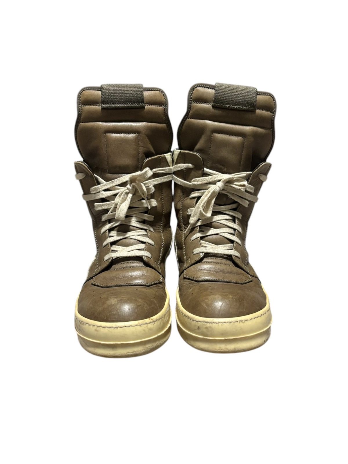 Rick Owens Rick Owen’s Sample Palm Green Geobaskets Size US 9 / EU 42 - 3 Thumbnail