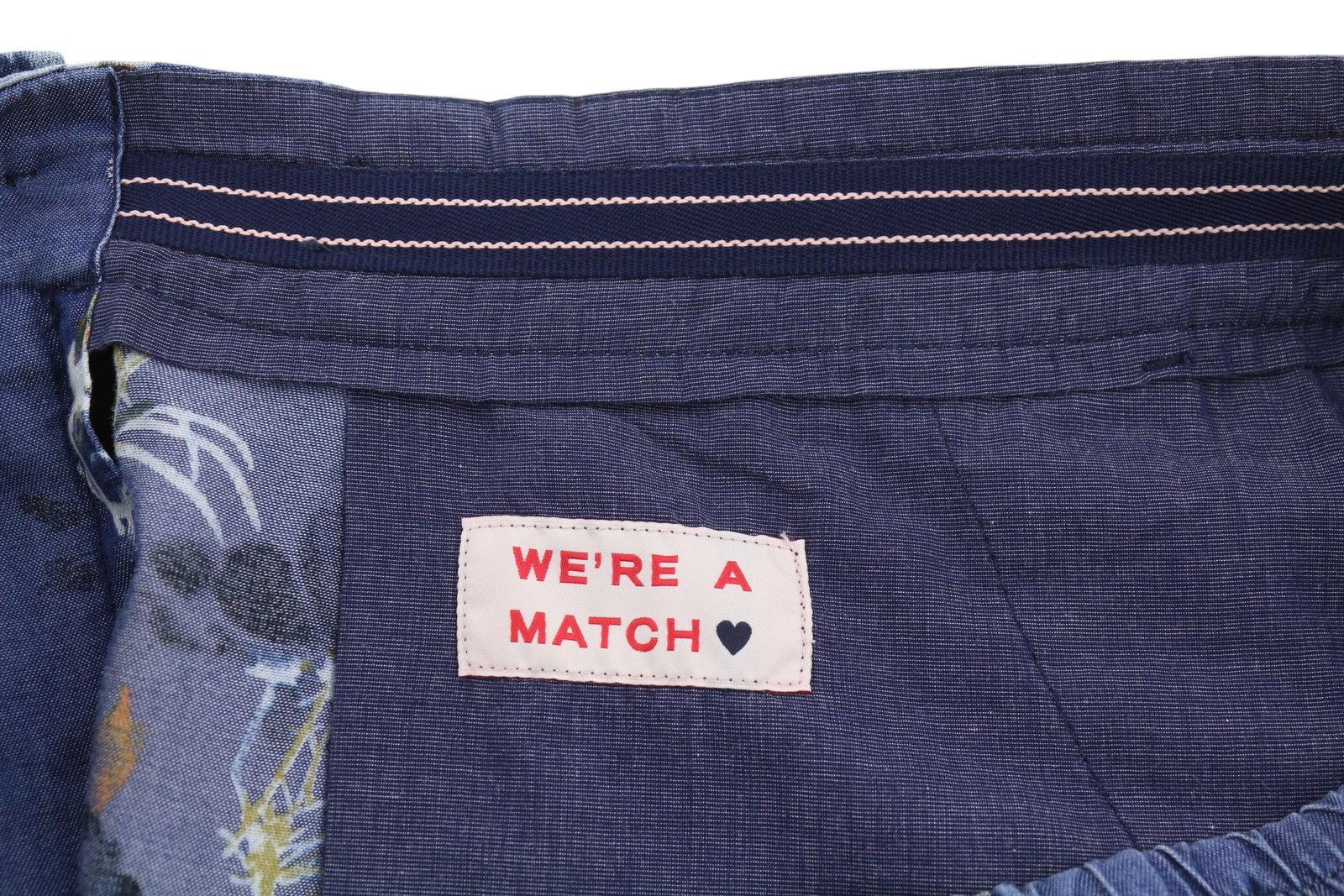 Scotch & Soda W33 Blue Floral Print Pleated Tencel Chino Shorts 91023 Size US 33 - 7 Thumbnail
