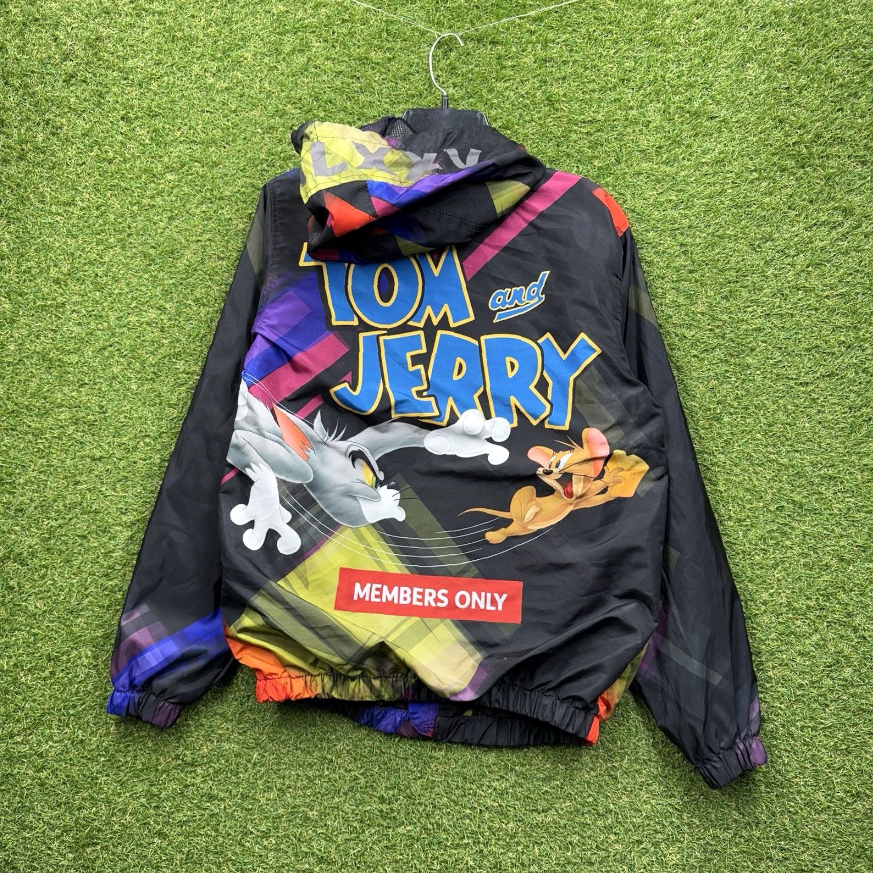 Members Only Members Only Jacket Mens Small Tom and Jerry All Over Print Hood Zip AOP Collab Size US S / EU 44-46 / 1 - 2 Thumbnail