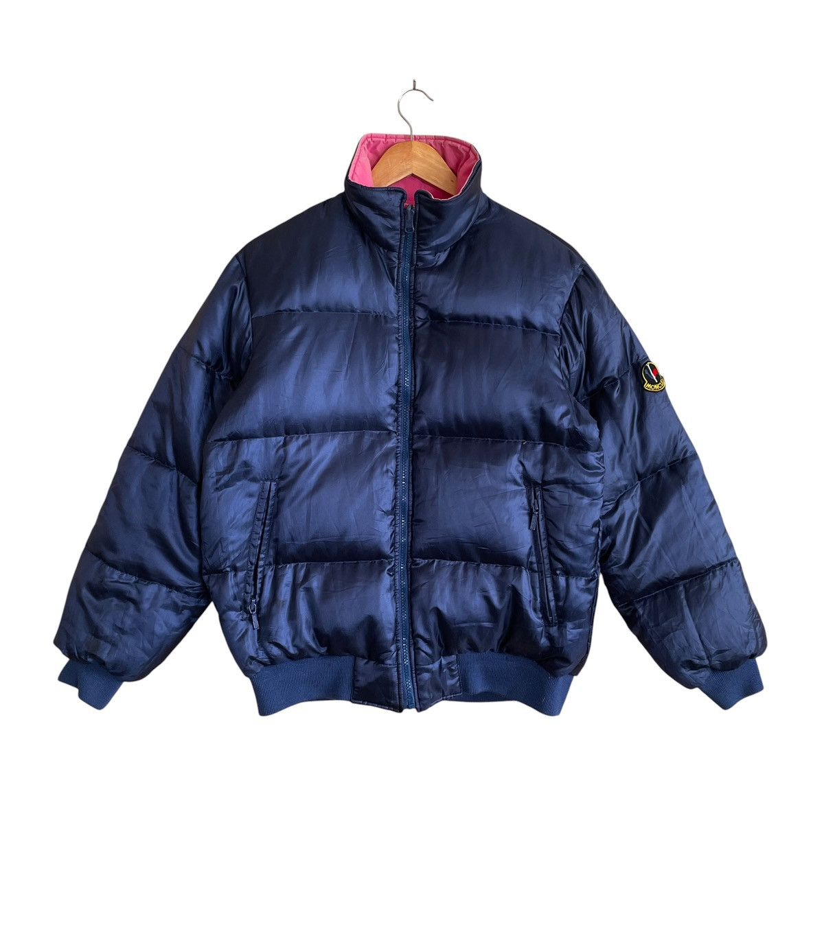 Moncler Rare Vintage Moncler By Asics Reversible Bomber Jacket 1990s Size US M / EU 48-50 / 2 - 1 Thumbnail