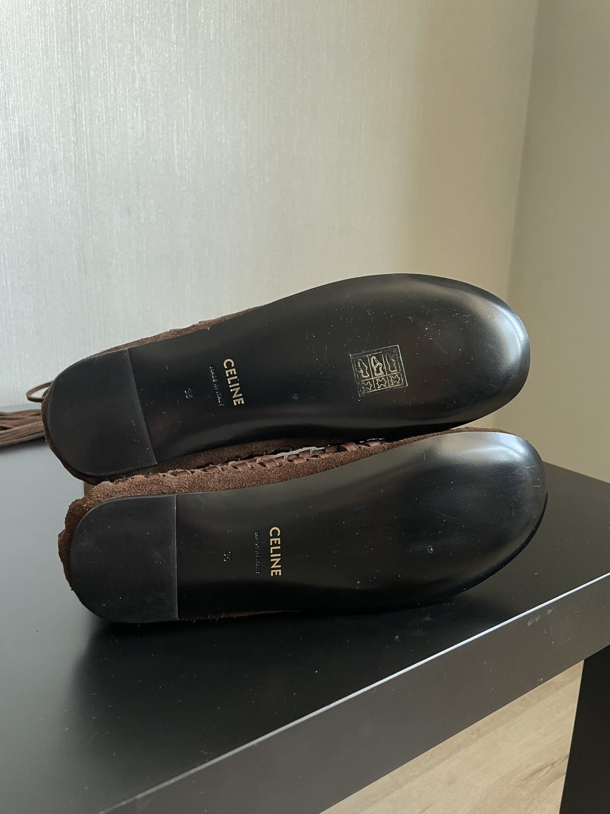 Celine Celine Marlou Suede/Leather over-the-knee Boots in Brown Size US 6 / IT 36 - 15 Thumbnail
