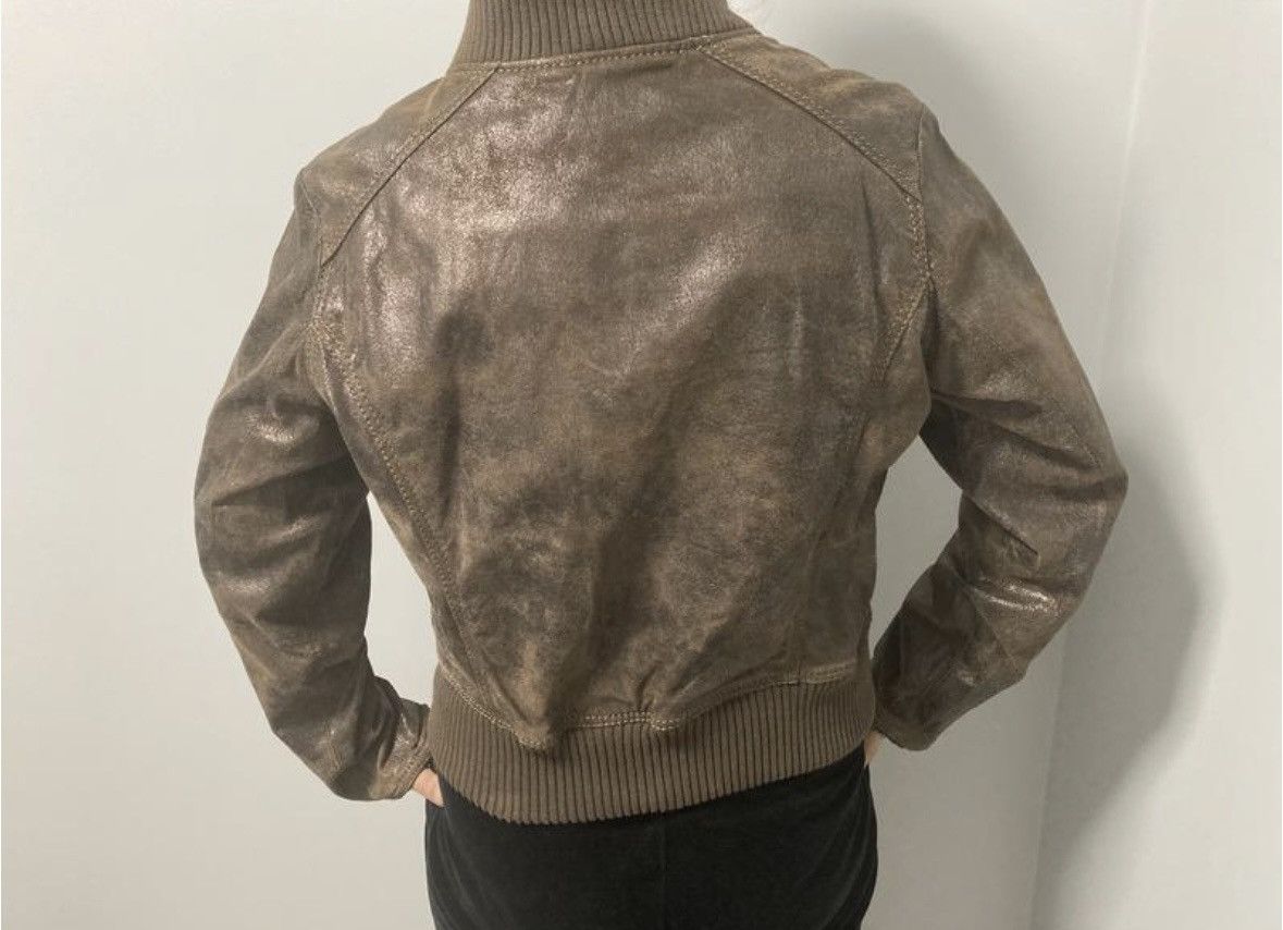 If Six Was Nine × Japanese Brand × Le Grande Bleu (L.G.B.) Vintage Japanese Ifsixwasnine Style Leather Bomber Jacket Size US S / EU 44-46 / 1 - 2 Thumbnail