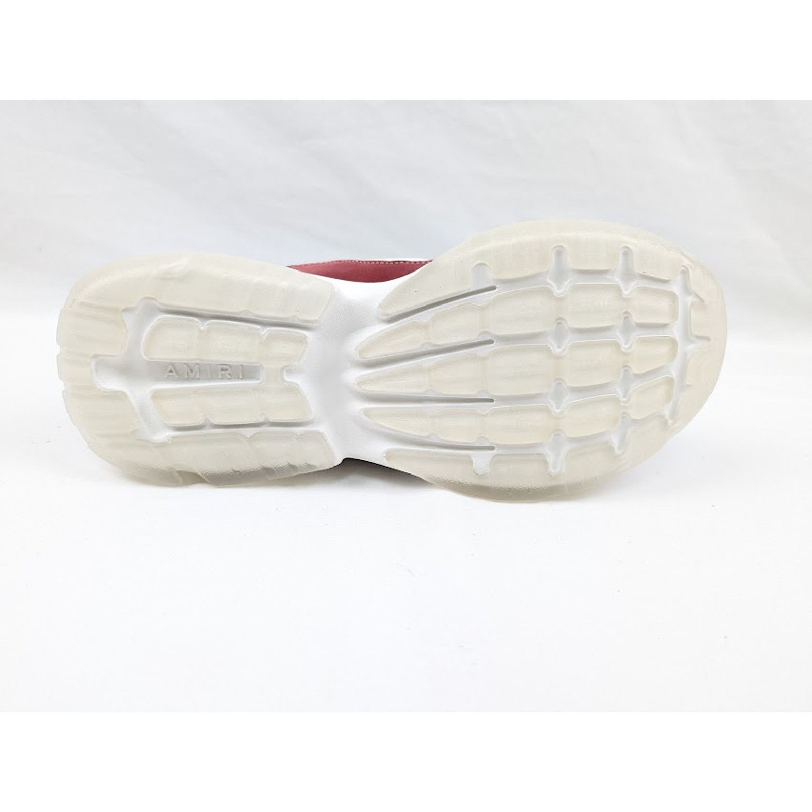 Amiri o1rshd1 Bone Runner Low-Top Sneakers in Deep Red Size US 9 / EU 42 - 7 Thumbnail