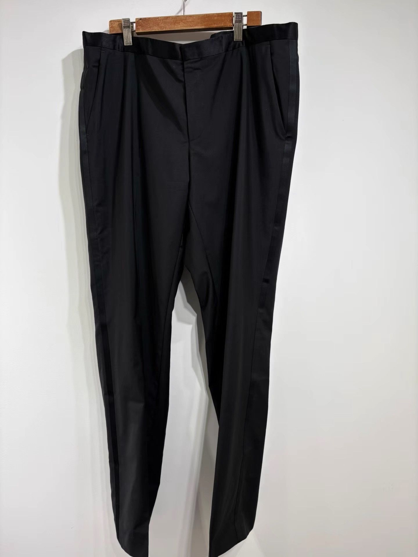 Hugo Boss Hugo Boss Men's Black Thin Casual Suit Pants K29 Size US 38 / EU 54 - 2 Thumbnail