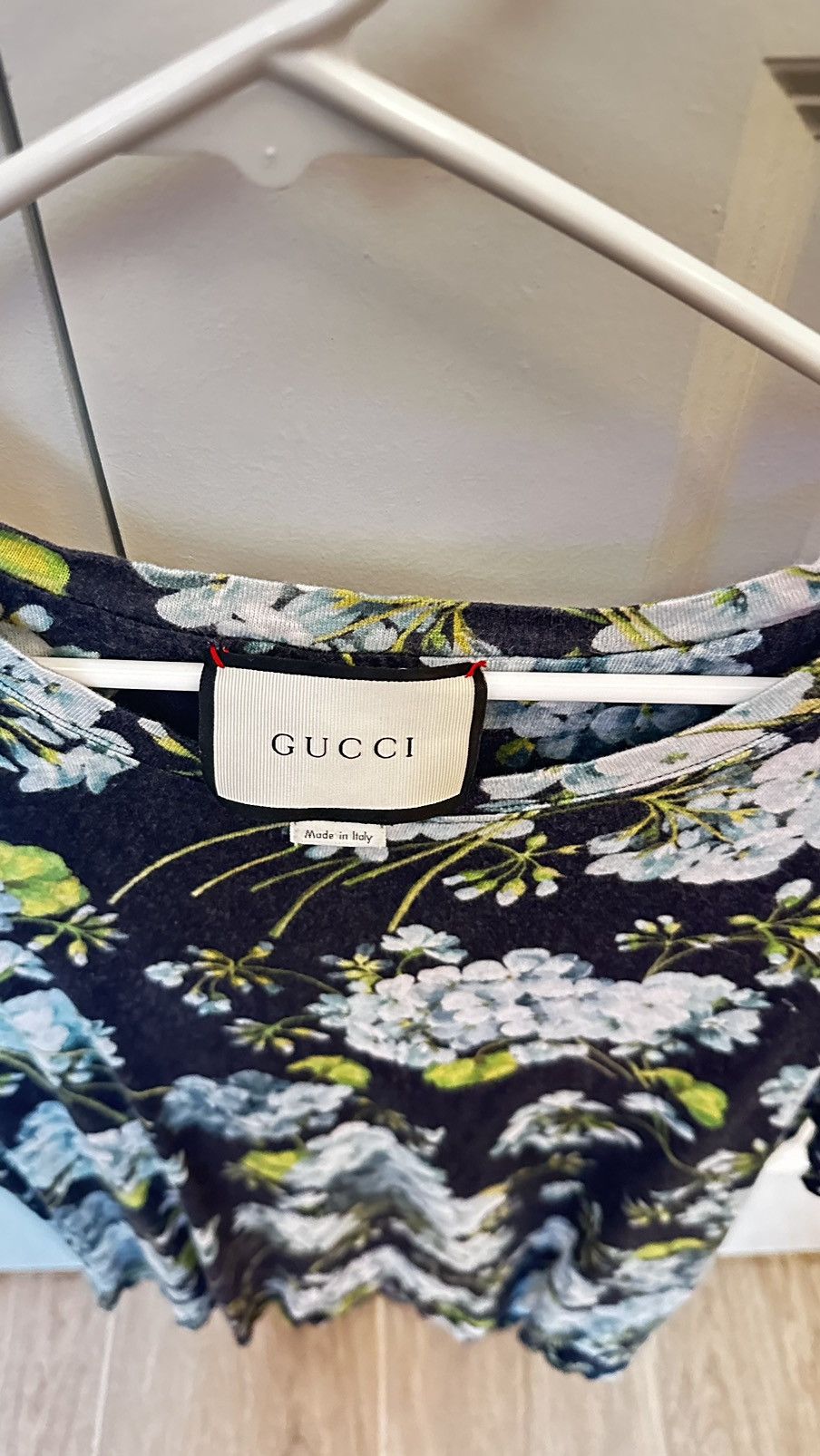 Gucci SUPER RARE* Gucci Bloom Shirt Linen Blend Blue Flora Floral Size US M / EU 48-50 / 2 - 4 Thumbnail