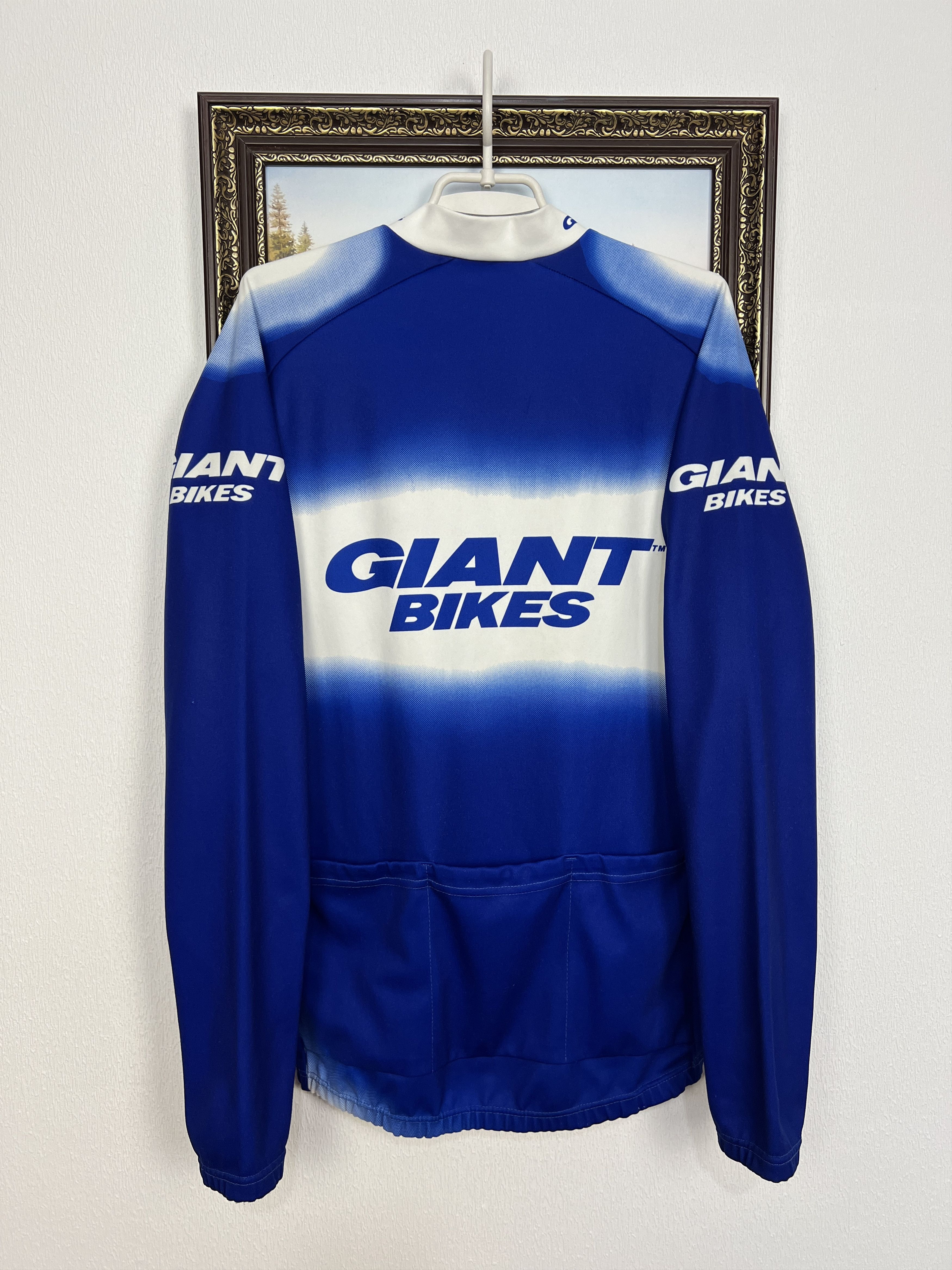 Vintage Vintage Giant Bikes Cycling Long Sleeve Jersey Trikot Shirt Size US L / EU 52-54 / 3 - 10 Thumbnail