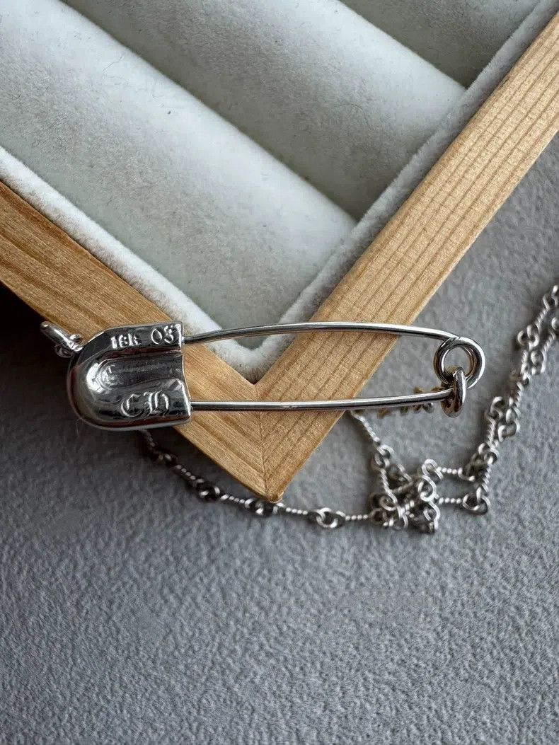 Chrome Hearts CHROME HEARTS 18k white gold pink pin necklace Size ONE SIZE - 3 Thumbnail