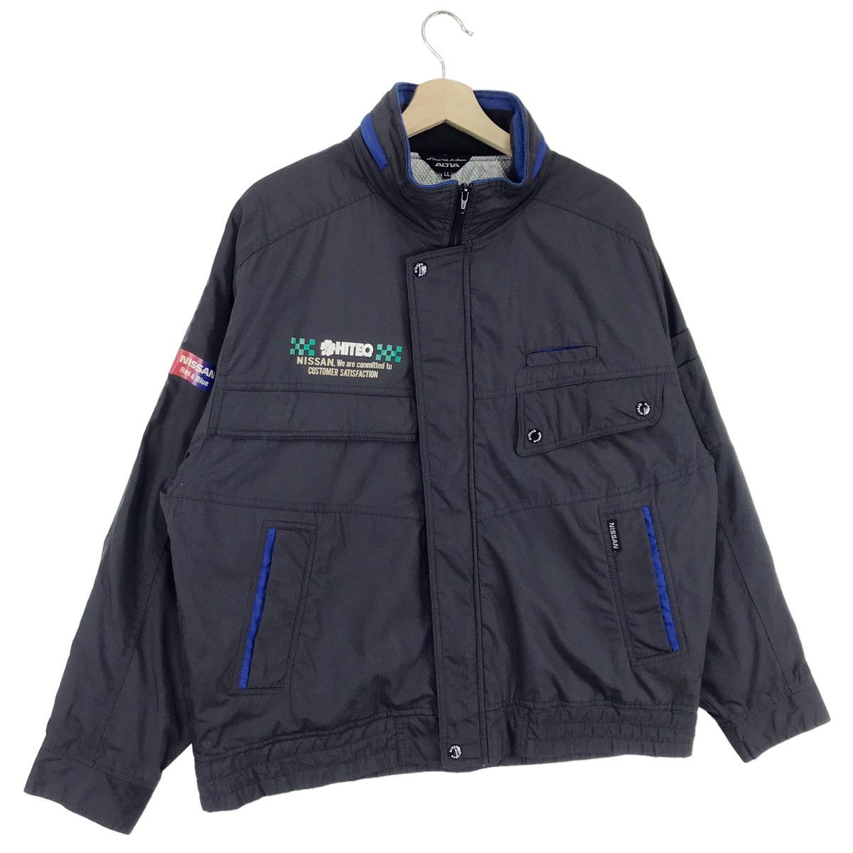 Sports Specialties × Vintage Vintage Nissan Racing Team Bomber Jacket Size US L / EU 52-54 / 3 - 5 Thumbnail