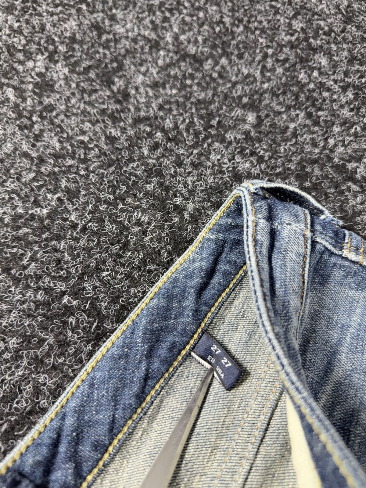 Giorgio Armani Luxury 00s Armani Jeans Slim Tapered Denim Pants Rock Y2K Size 27" / US 4 / IT 40 - 10 Thumbnail