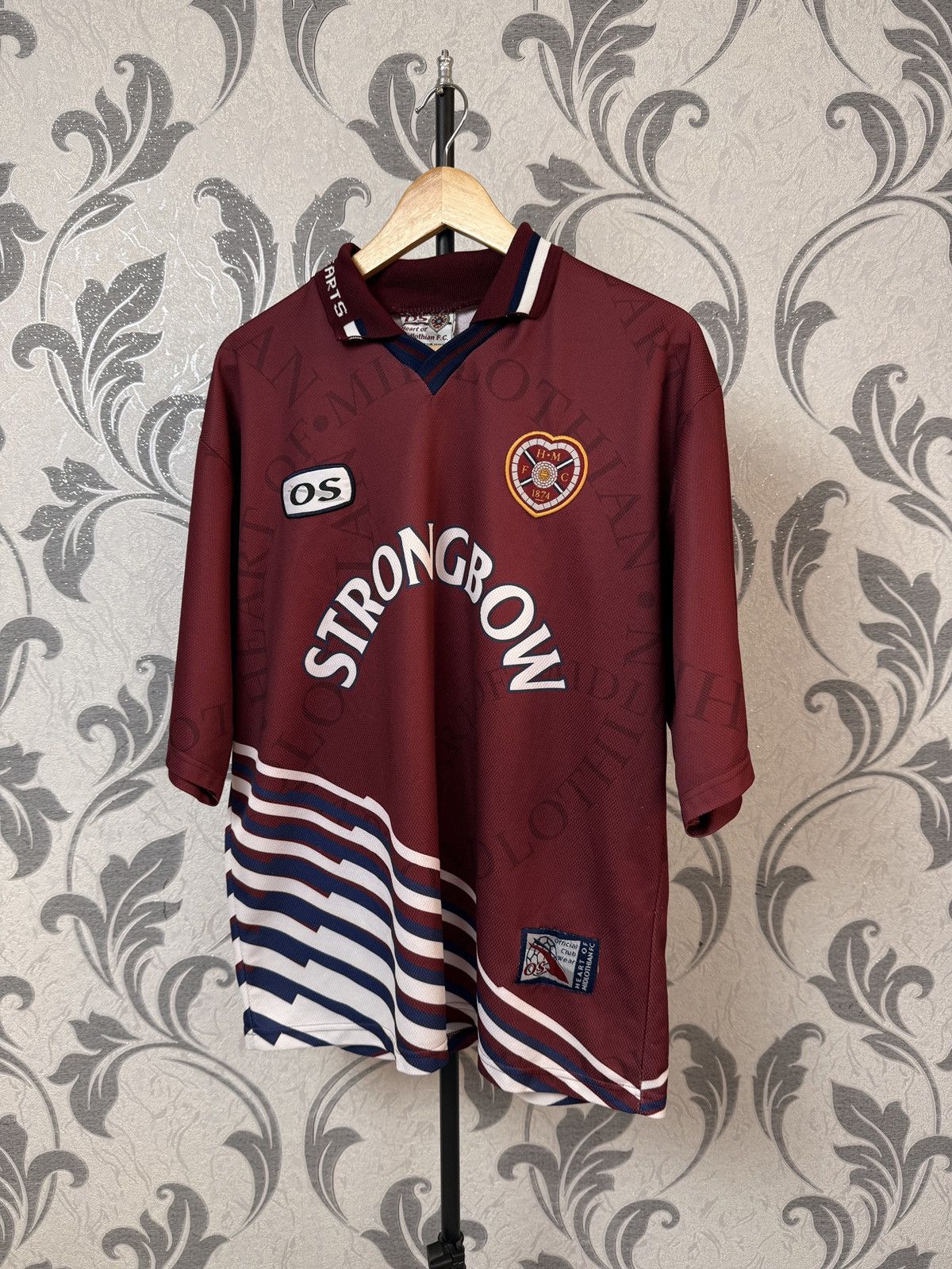 Other 1998 HEART OF MIDLOTHIAN HOME SOCCER JERSEY FOOTBALL SHIRT Size US L / EU 52-54 / 3 - 13 Thumbnail