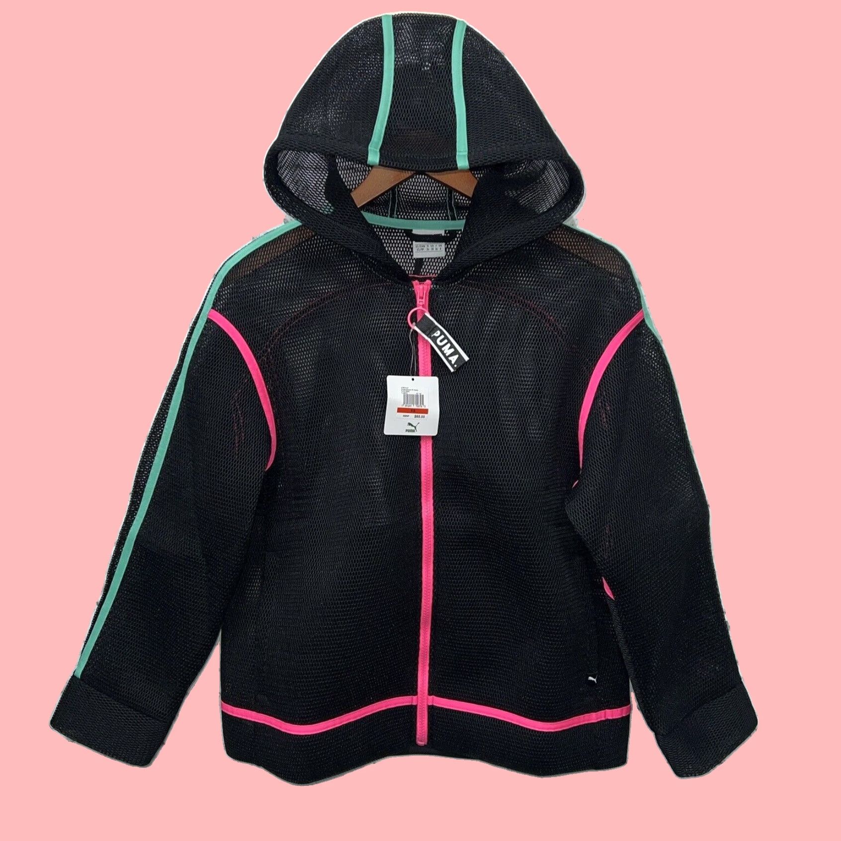 Puma Authentic Puma Chase Spacer FZ Hooded Full Zip Jacket in Puma Black for Women Size XS Grailed