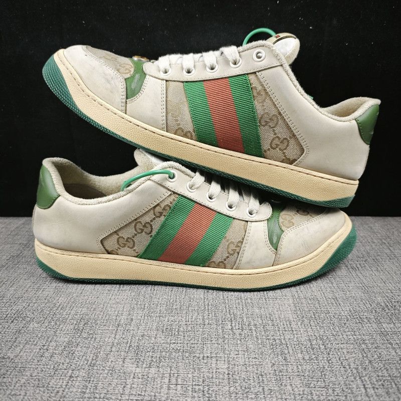 Gucci Gucci Screener Low Top Sneakers in Green - Size US 9.5 / EU 42-43 - 6 Thumbnail