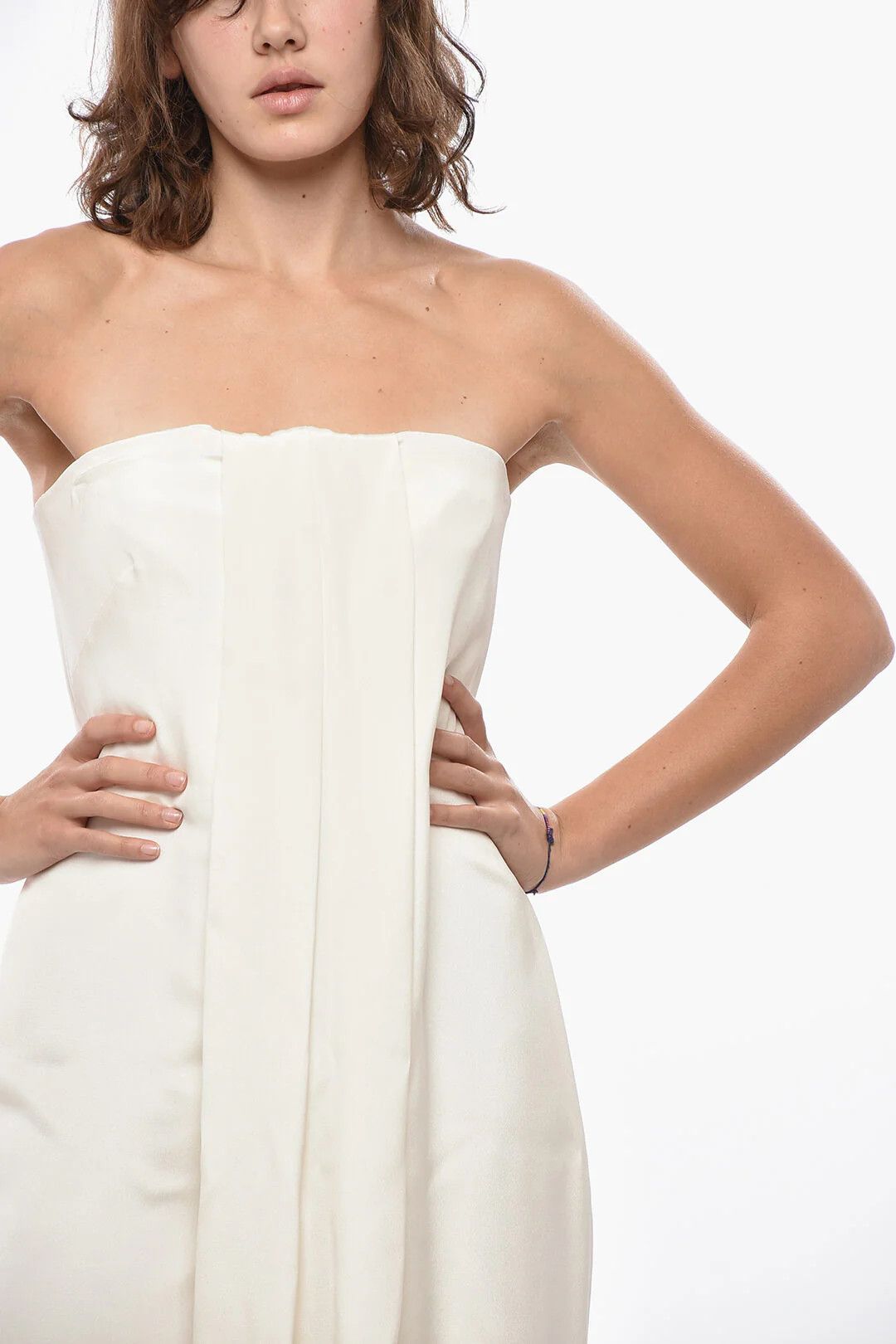 Max Mara og1mm0426 Sleeveless Jumpsuit in White Size 28" / US 6 / IT 42 - 4 Thumbnail