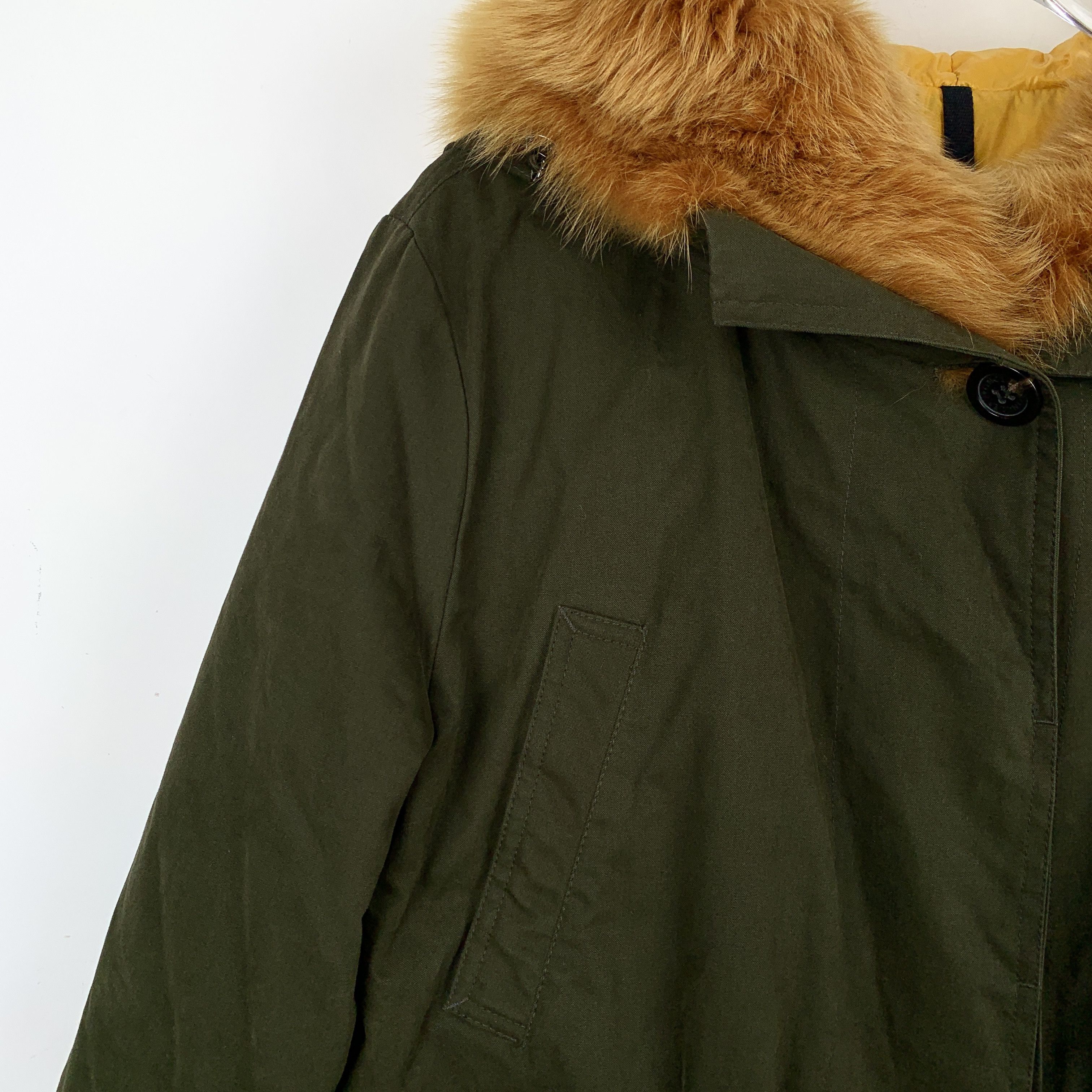 Moncler Moncler green fur hooded down jacket Size XS / US 0-2 / IT 36-38 - 3 Thumbnail