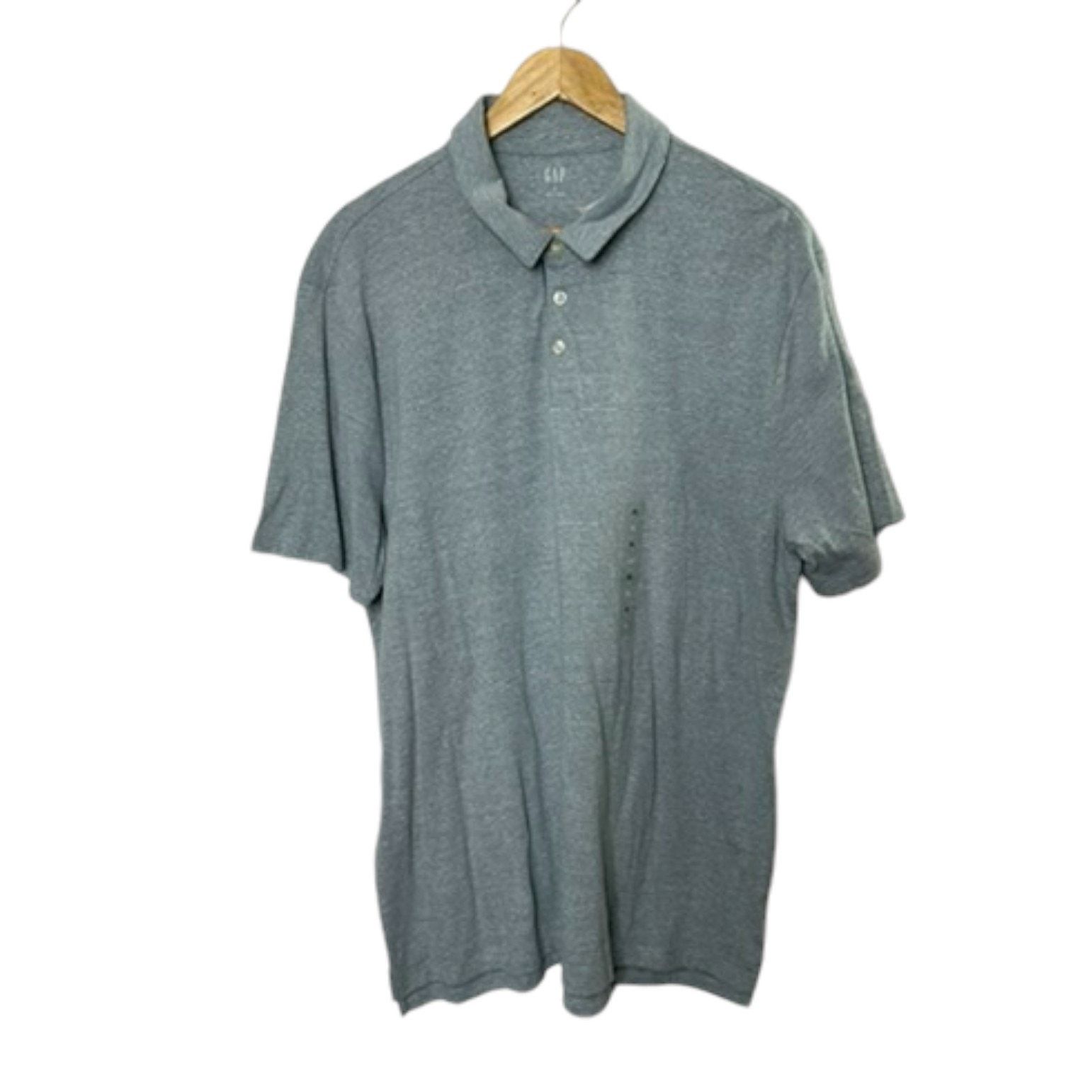 Gap Gap Blue Stripe Short Sleeve Cotton Blend Polo XL NWT Size US XL / EU 56 / 4 - 1 Thumbnail