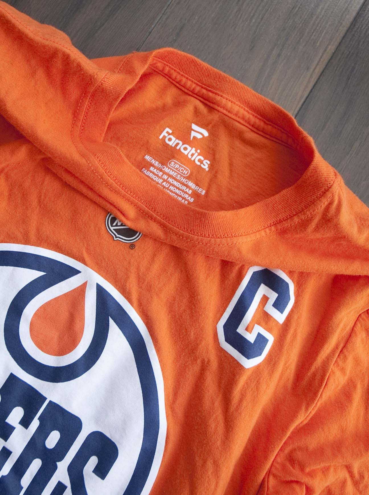 NHL Connor McDavid T Shirt Long Sleeve Edmonton Oilers Fanatic Size US S / EU 44-46 / 1 - 3 Thumbnail