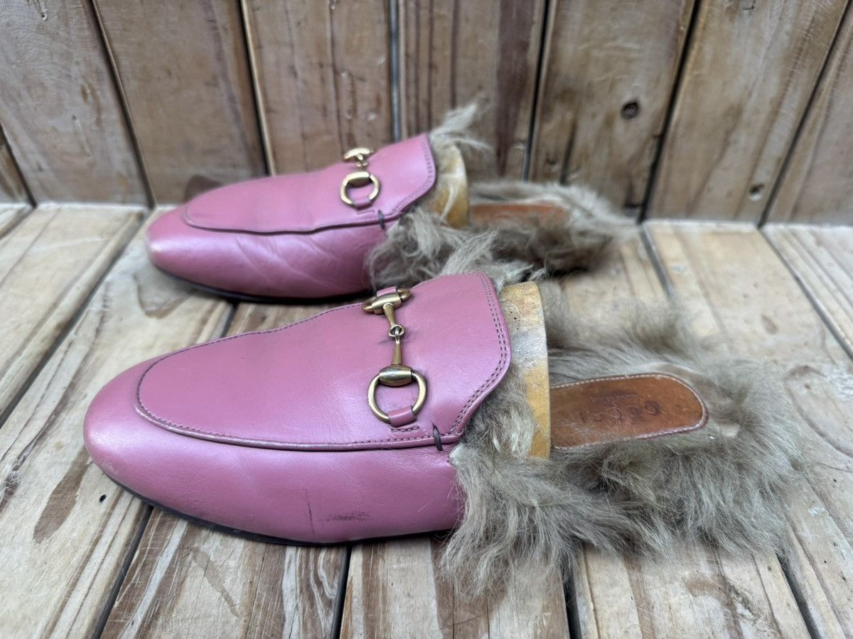 Gucci Gucci shearling Fur pink women’s Mules sz EUR 36.5 US 6.5 Size US 6.5 / IT 36.5 - 11 Thumbnail