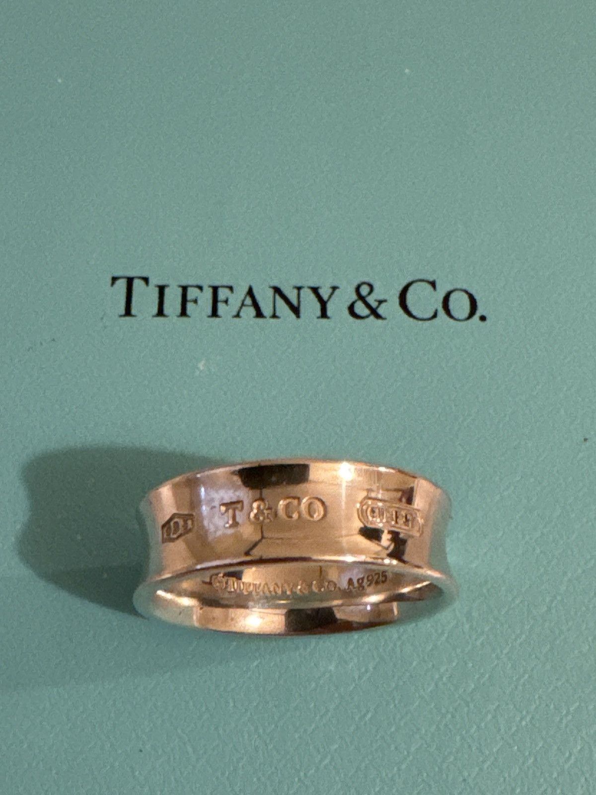 Jewelry × Luxury × Tiffany & Co. Tiffany & Co. 1837 Ring in Sterling ...