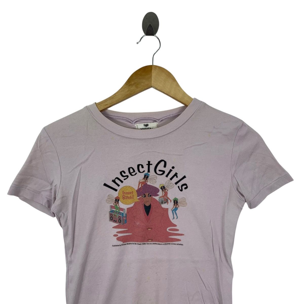 Vintage Vintage 90s KATSURA MOSHINO For Girl Studio 1996 InsectShirt Size XS / US 0-2 / IT 36-38 - 2 Thumbnail