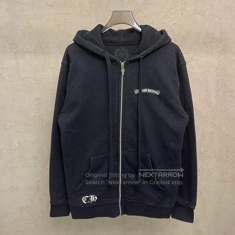 Chrome Hearts CHROME HEARTS Size M Black cross scroll silver button zippe Size US M / EU 48-50 / 2 - 7 Thumbnail