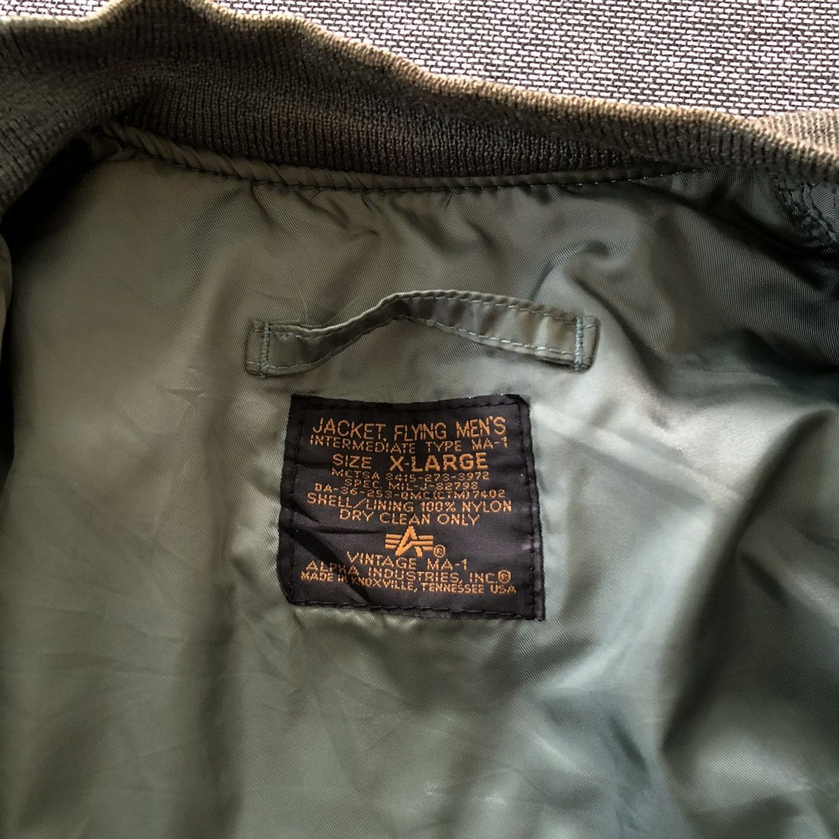 Alpha Industries ALPHA INDUSTRIES U.S. Air Force MA-1 Flying Jacket Size US XL / EU 56 / 4 - 13 Thumbnail