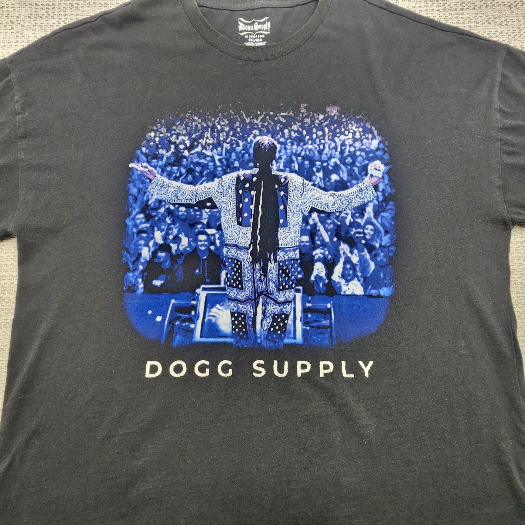 Vintage Dogg Supply Shirt Mens 3XL Black Snoop Dogg Concert Hip Hop Graphic Tee Size US XXL / EU 58 / 5 - 4 Thumbnail