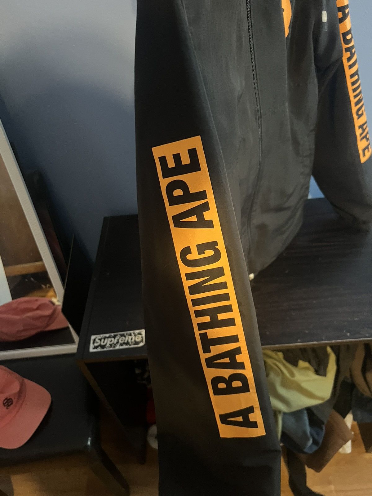 Bape Black and orange bape jacket Size US L / EU 52-54 / 3 - 4 Thumbnail