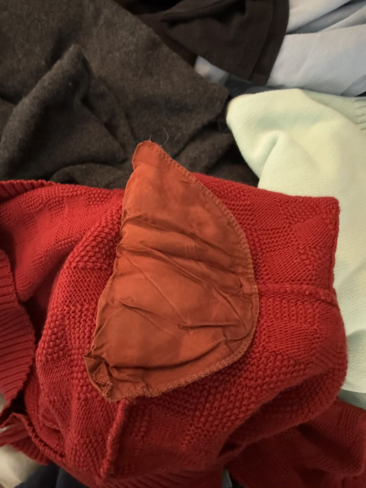 Saint Laurent Paris 1970’s YSL Sweater Knit Red Saint Laurent Paris Size US S / EU 44-46 / 1 - 15 Thumbnail