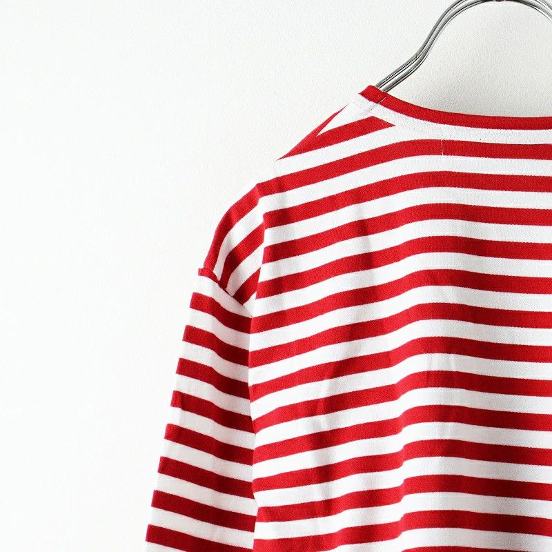 Comme des Garcons PLAY T-Shirts Cotton Long Sleeve Crewneck Stripe Red Size US M / EU 48-50 / 2 - 4 Thumbnail