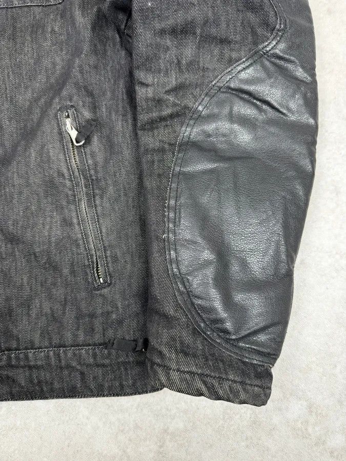 Daniele Alessandrini 2000s Daniele Alessandrini Biker Raw Grey Denim Jacket Size US S / EU 44-46 / 1 - 8 Thumbnail