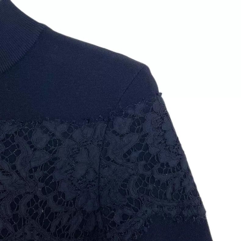 Valentino Valentino Black lace lace waist dress Size S / US 4 / IT 40 - 3 Thumbnail