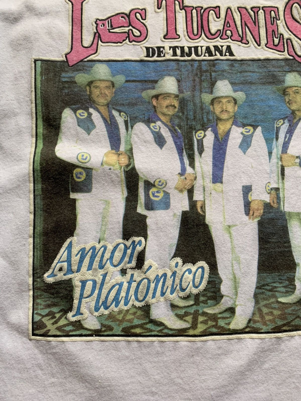 Band Tees Vintage 1998 Los Tucanes de Tijuana Amor Platónico Shirt Size US XL / EU 56 / 4 - 7 Thumbnail