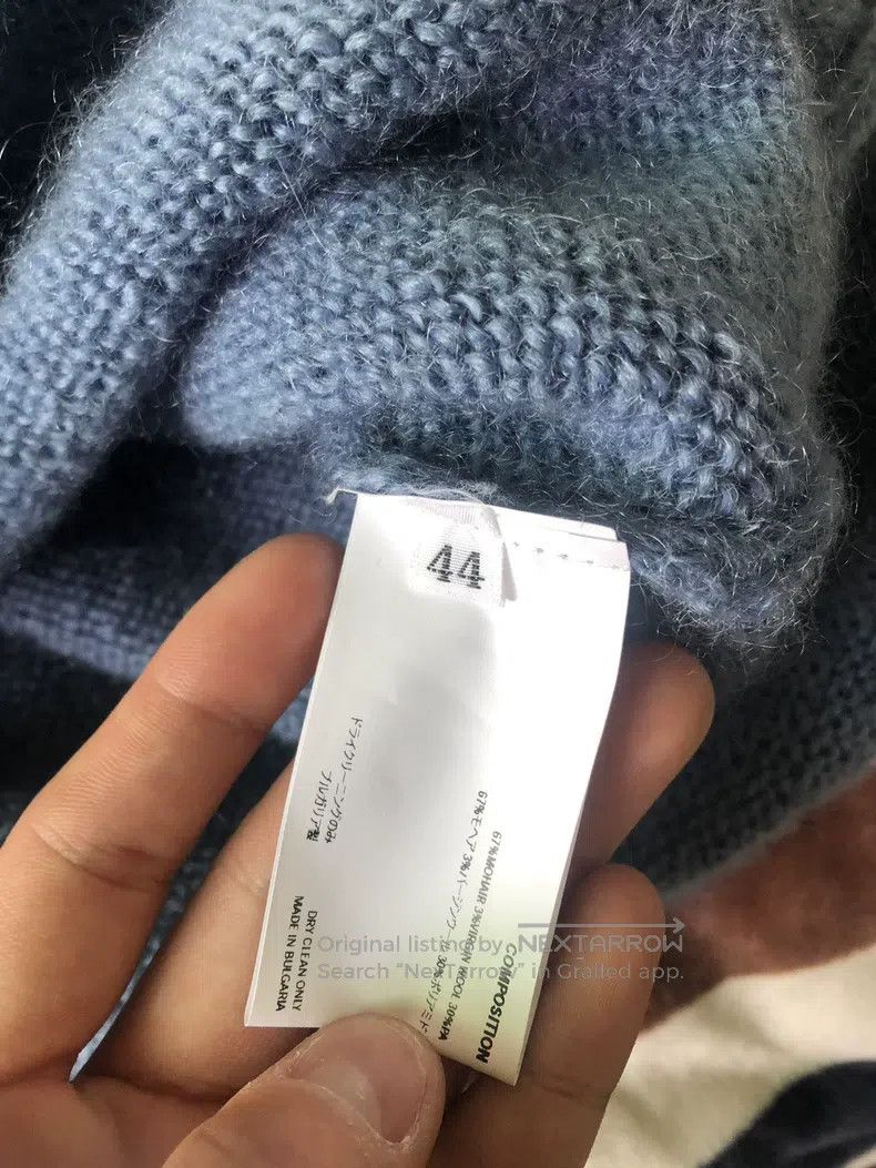 Kiko Kostadinov Kiko Kostadinov 20FW Nolan Jumper Sweater, Blue Size US S / EU 44-46 / 1 - 4 Thumbnail