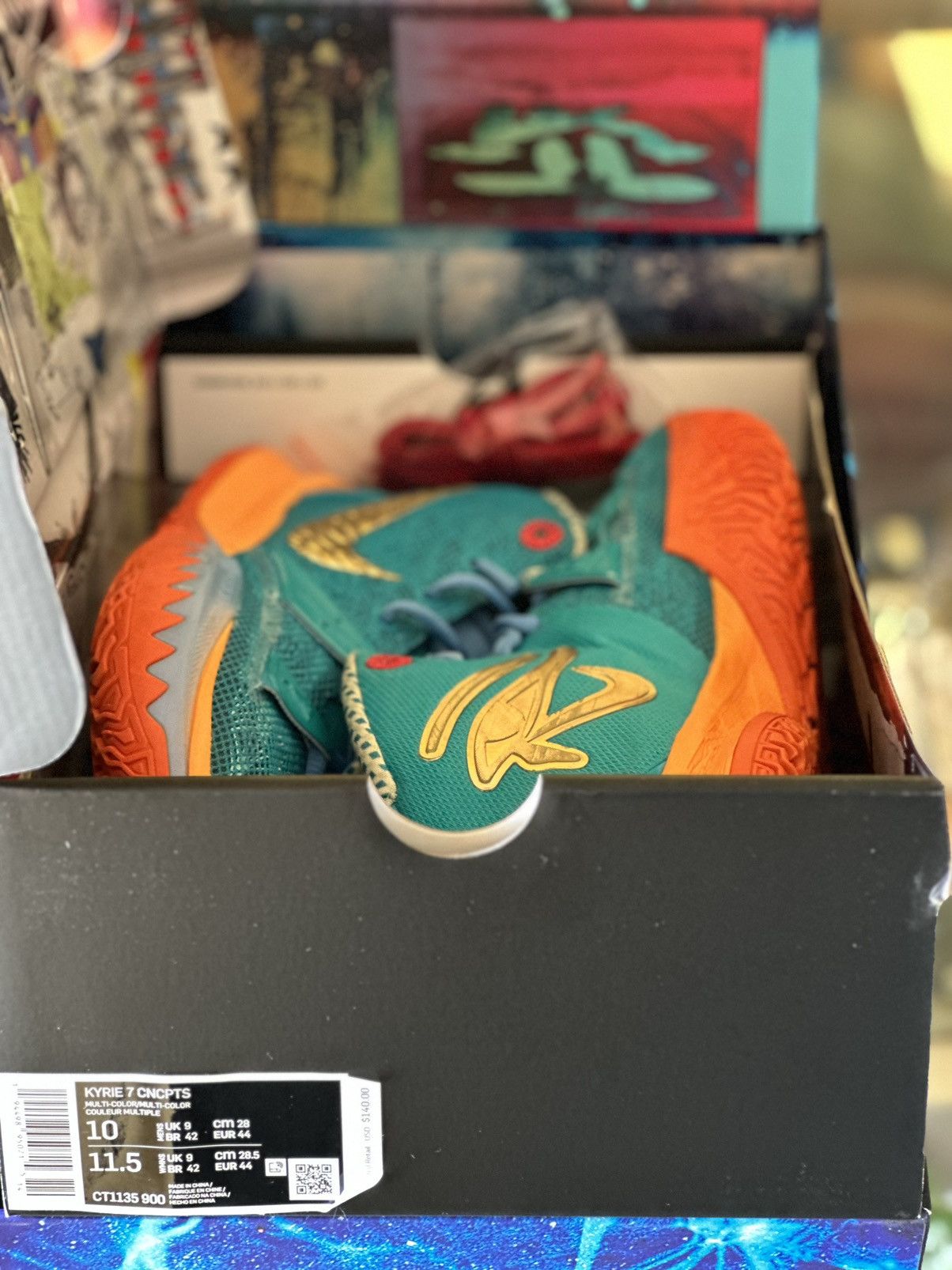 Nike Kyrie 7 VII Concepts Horus SPECIAL BOX size 10 - Hi Top Sneakers