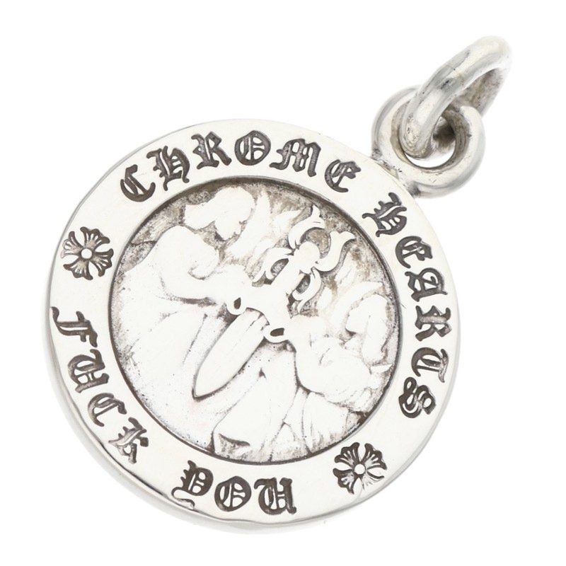 Chrome Hearts Top ANGEL MEDALwCRS BBYFAT/Angel Medal w Baby Fat