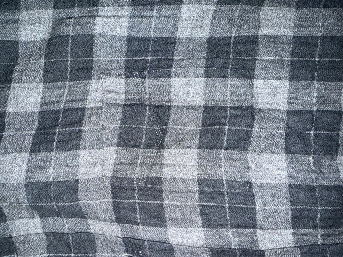 Officine Generale Officine Générale Plaid Flannel Shirt — Grey/Black | Size M Size US M / EU 48-50 / 2 - 5 Thumbnail