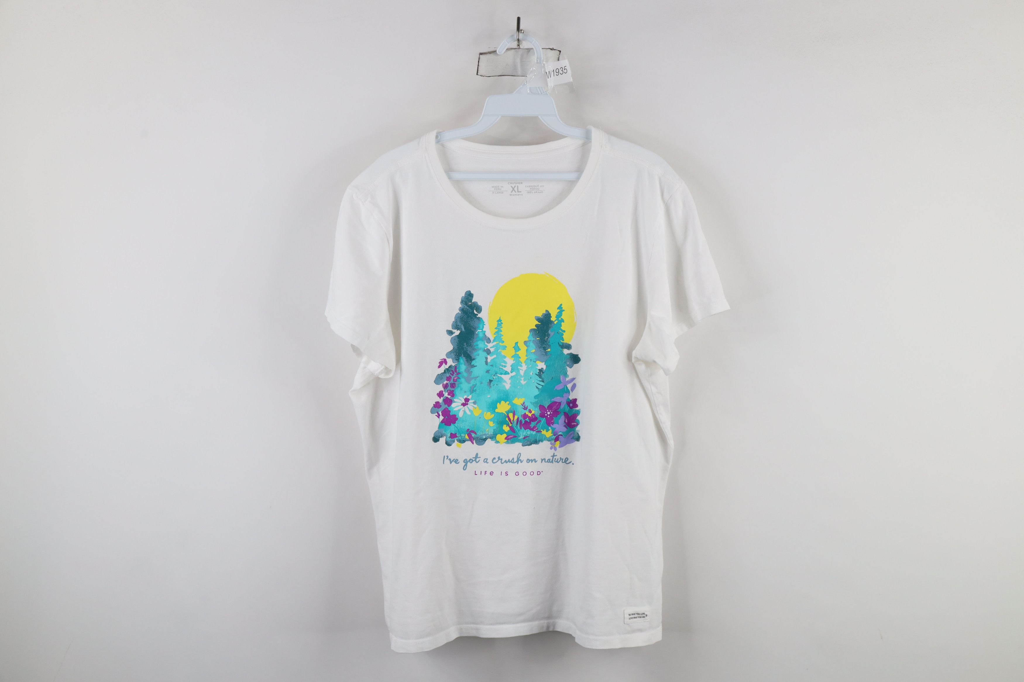 Life is Good × Vintage Life Is Good I've Got A Crush On Nature Crusher T-Shirt Size XL / US 12-14 / IT 48-50 - 1 Thumbnail