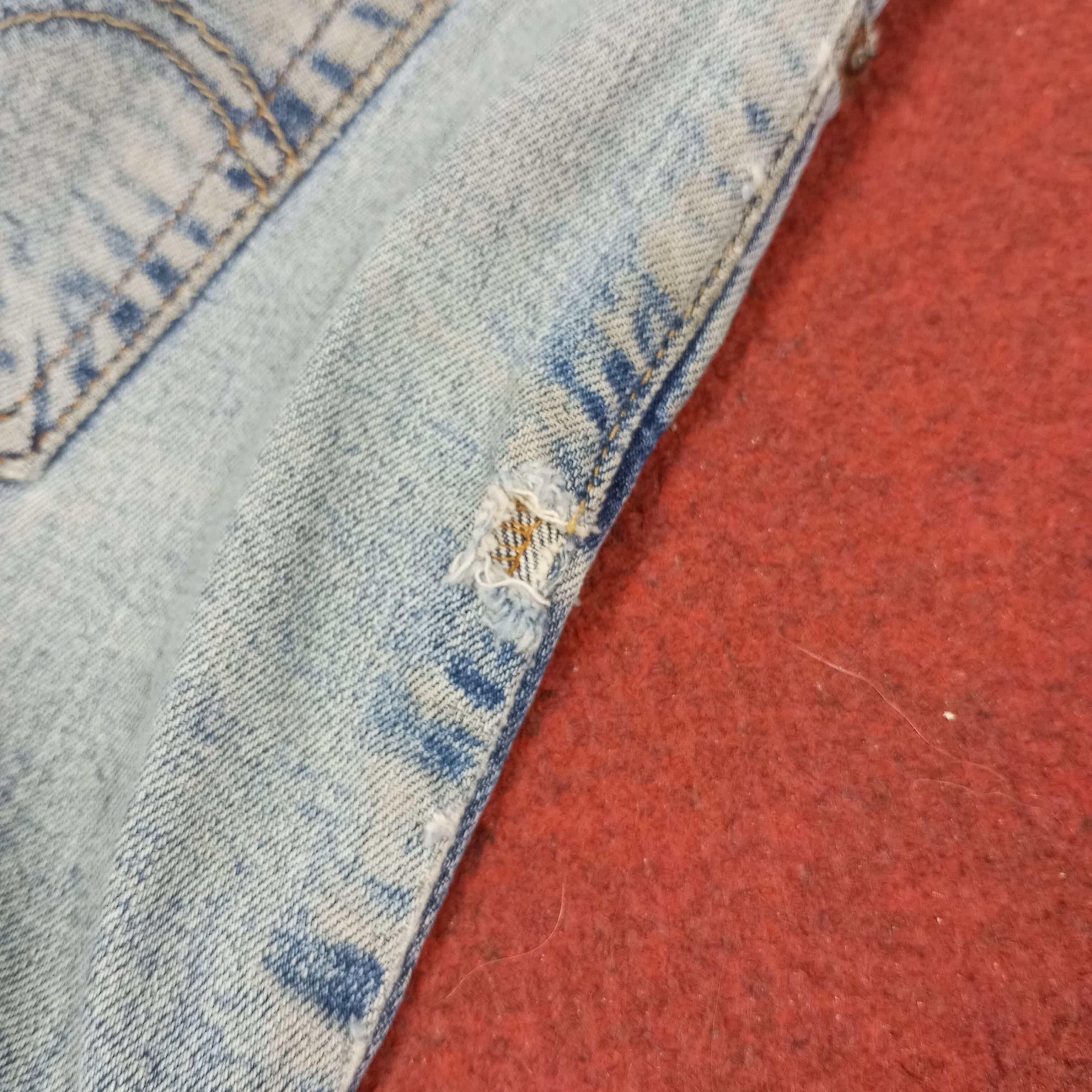 Levi's × Vintage Levis Jeans Relaxed Boot Cut Style Distressed Size 30" / US 8 / IT 44 - 15 Thumbnail