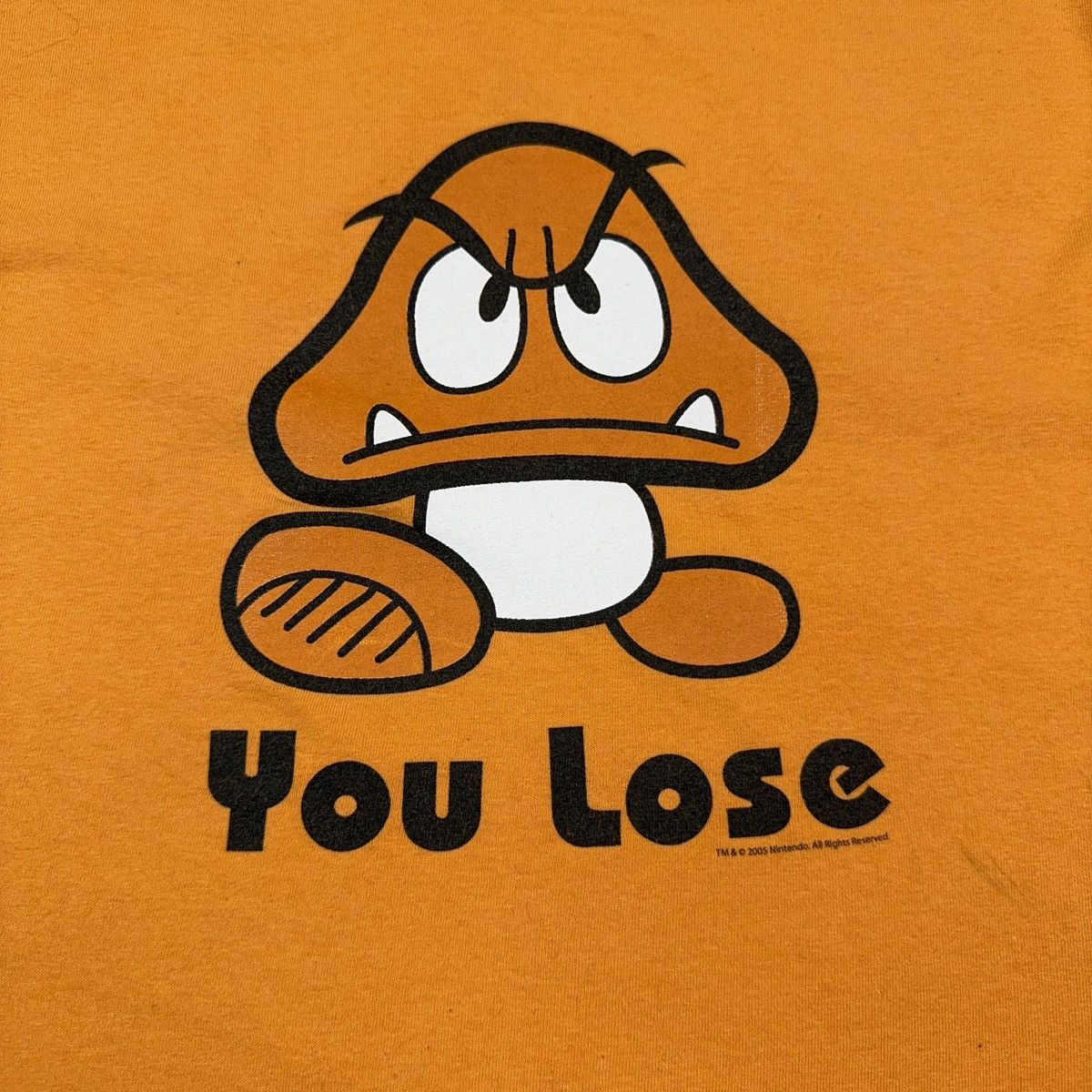 Nintendo × The Game × Vintage Vintage Mario T shirt You Lose Goomba 2005 Nintendo Game M Size US M / EU 48-50 / 2 - 3 Thumbnail