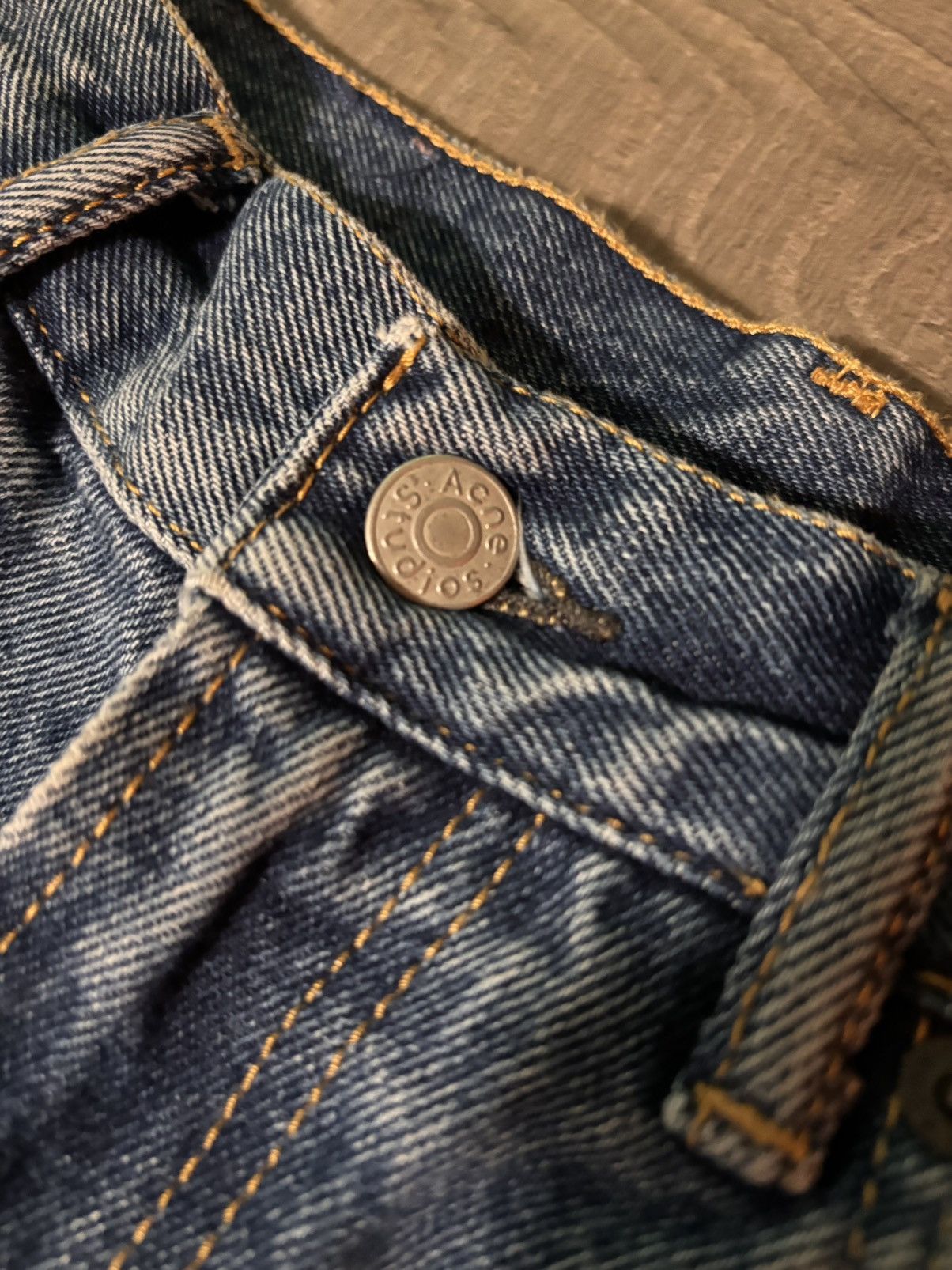 Acne Studios Acne Studios High-Rise Straight Leg Jeans Size US 27 - 4 Thumbnail