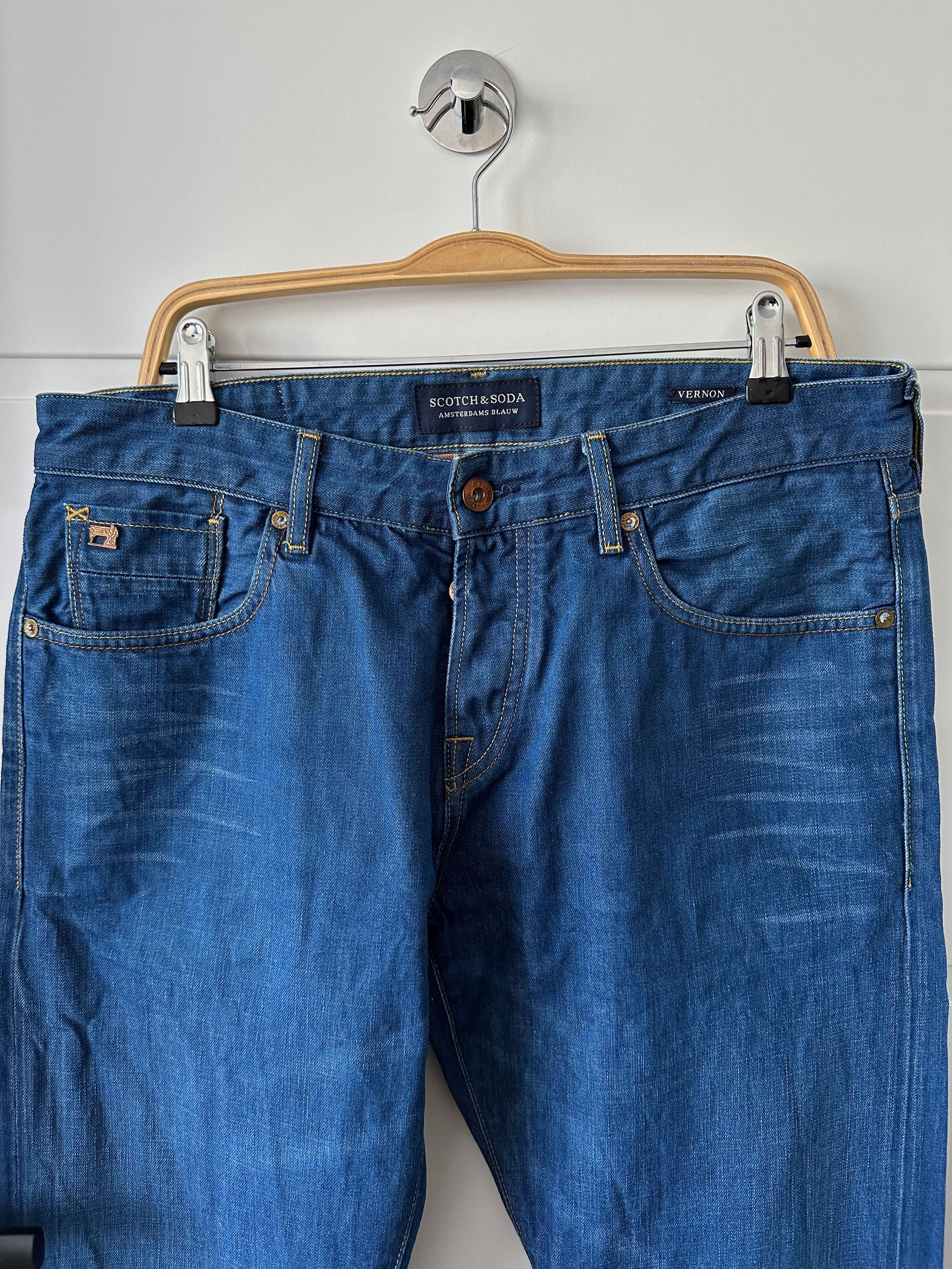 Scotch & Soda Scotch & Soda Vernon Chemistry Denim Pants 34 x 34 Size US 34 / EU 50 - 2 Thumbnail