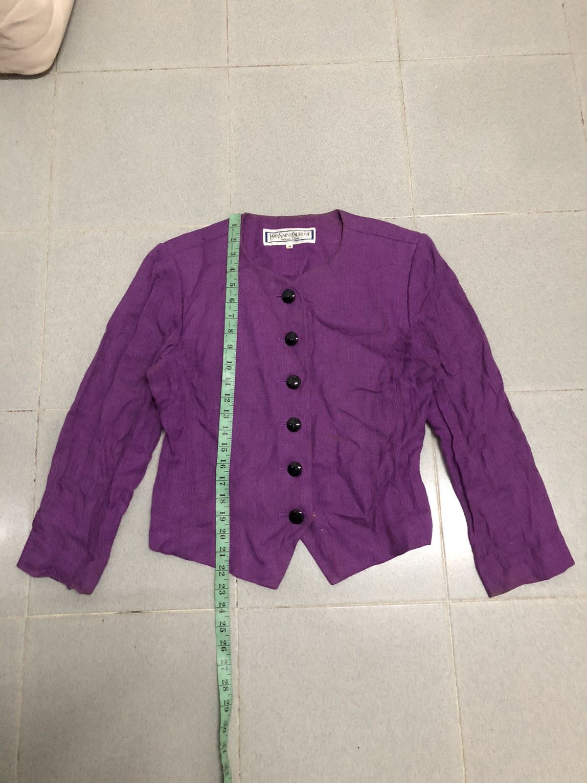 Japanese Brand × Vintage × Yves Saint Laurent Vintage YSL diffusion femmes wool blend fest jacket Size M / US 6-8 / IT 42-44 - 10 Thumbnail